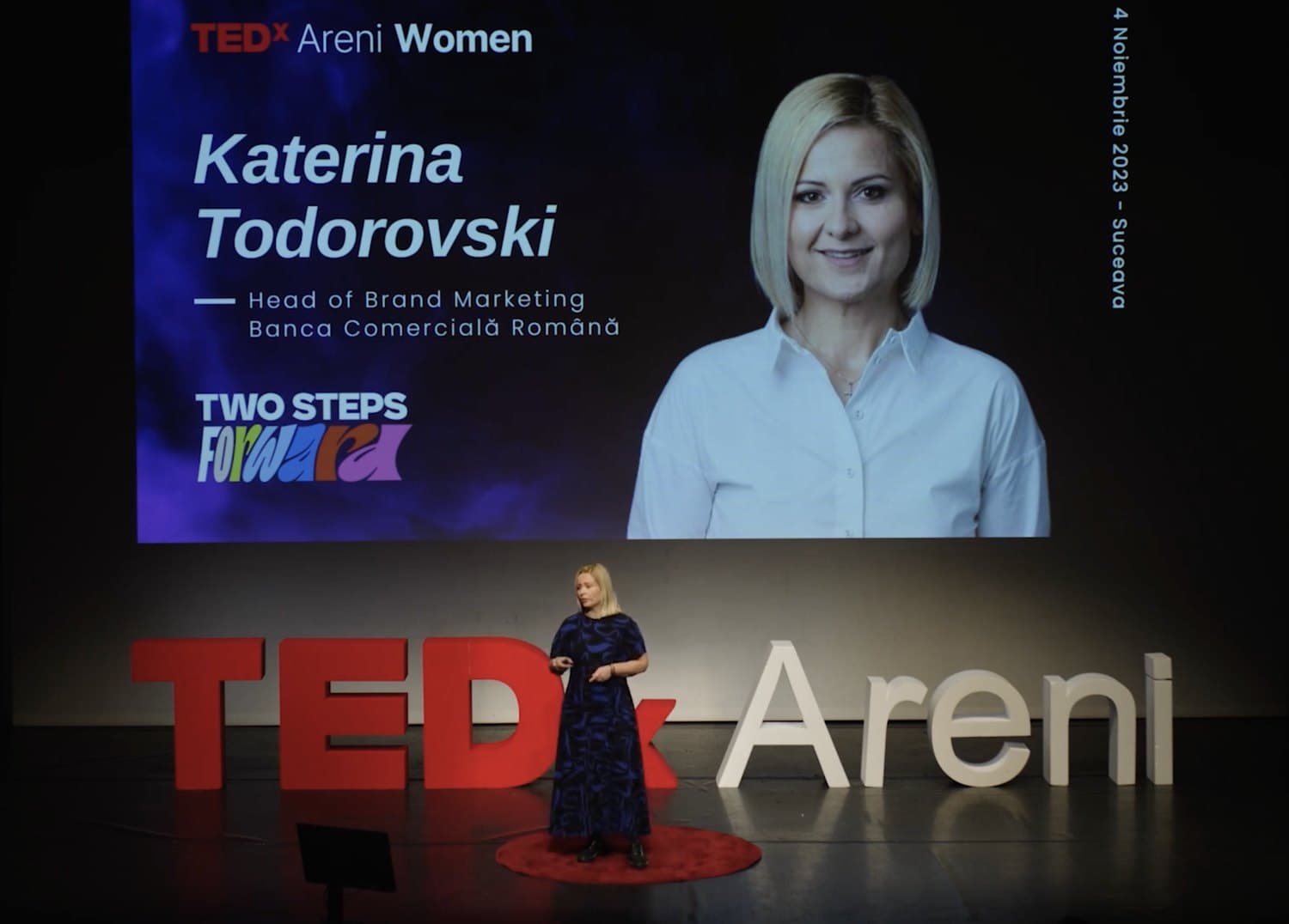 Katerina speaking at TEDx
